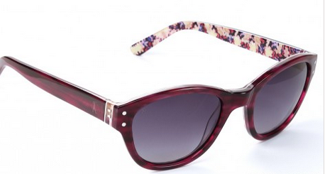 El estampado floral es tendencia y llega a las monturas de las gafas de sol de Westwood.